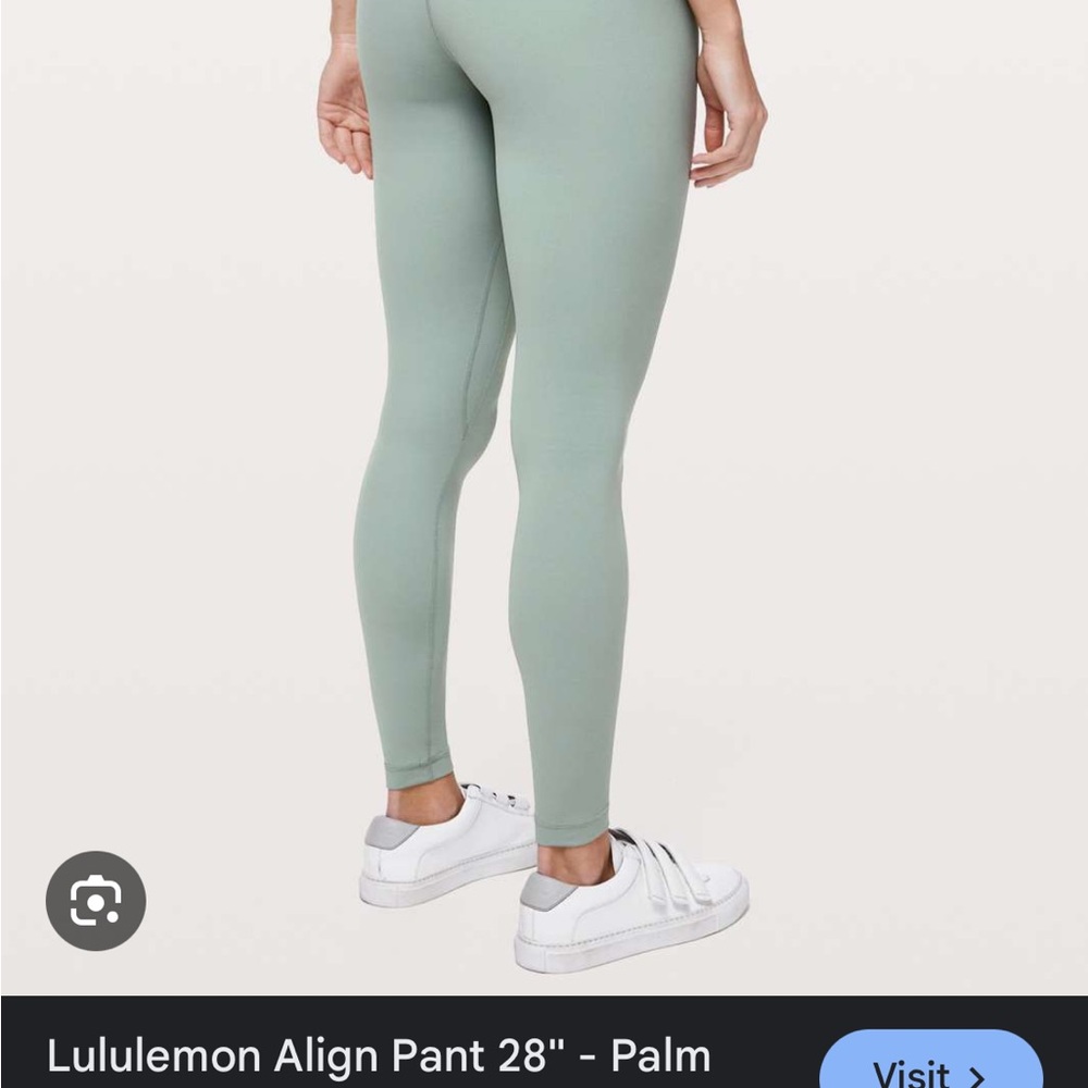 lululemon athletica Green Leggings High-Waisted Stretch